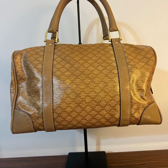 Celine Boston Bag - Macadam Print - Picture 3 of 14